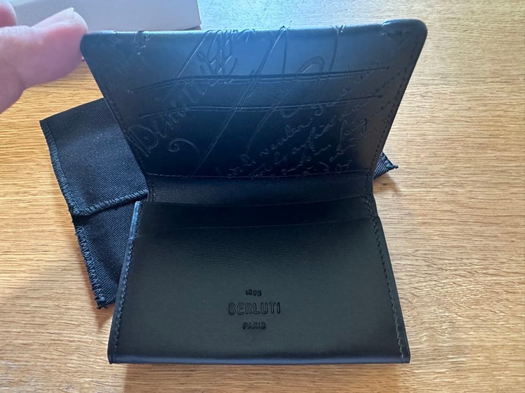 専用 ベルルッティ 新品未使用 日本限定 名刺入れ ボックスカーフレザー
