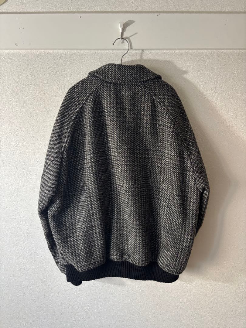 バーバリー　ツイード　ブルゾン　一枚袖