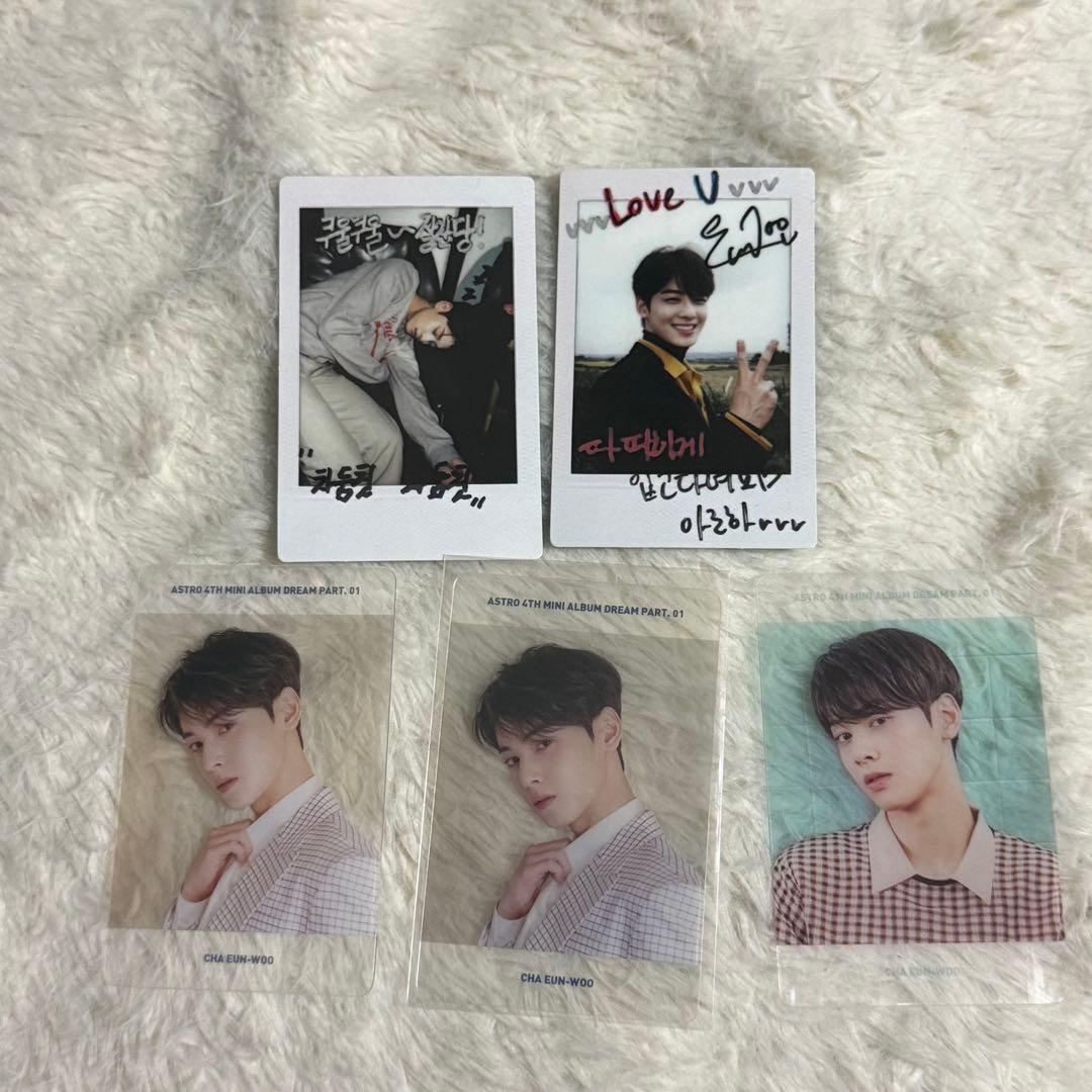 ASTRO ウヌ トレカ ポラロイド 透明 Dream part 01 02