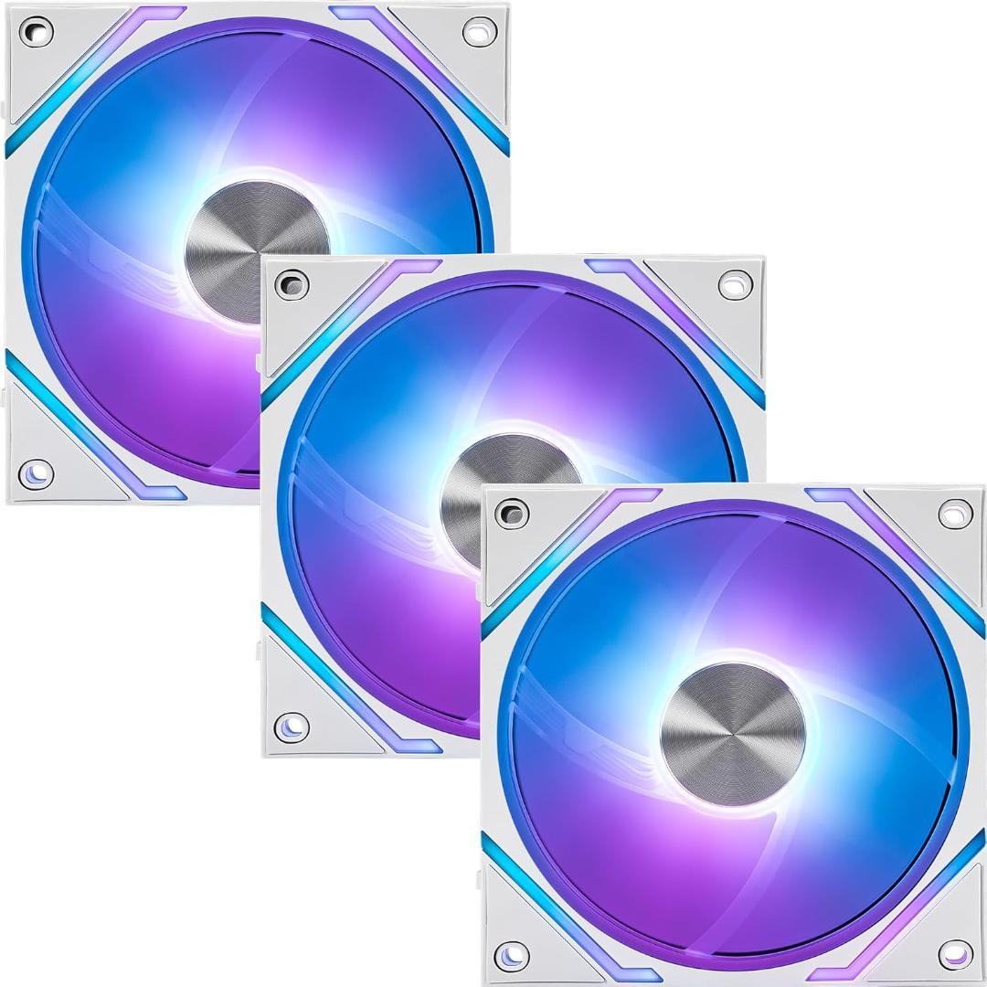 MSI MPG EZ120 ARGB WHITE-3W ARGBファン3個セット