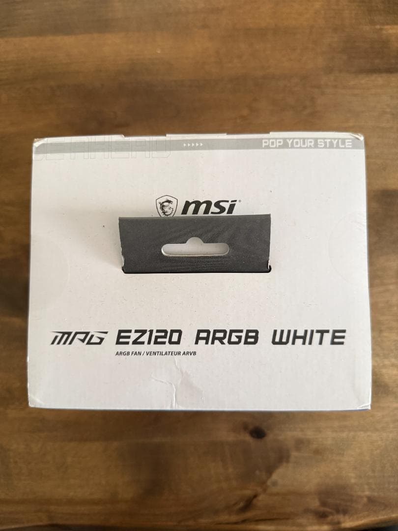 MSI MPG EZ120 ARGB WHITE-3W ARGBファン3個セット