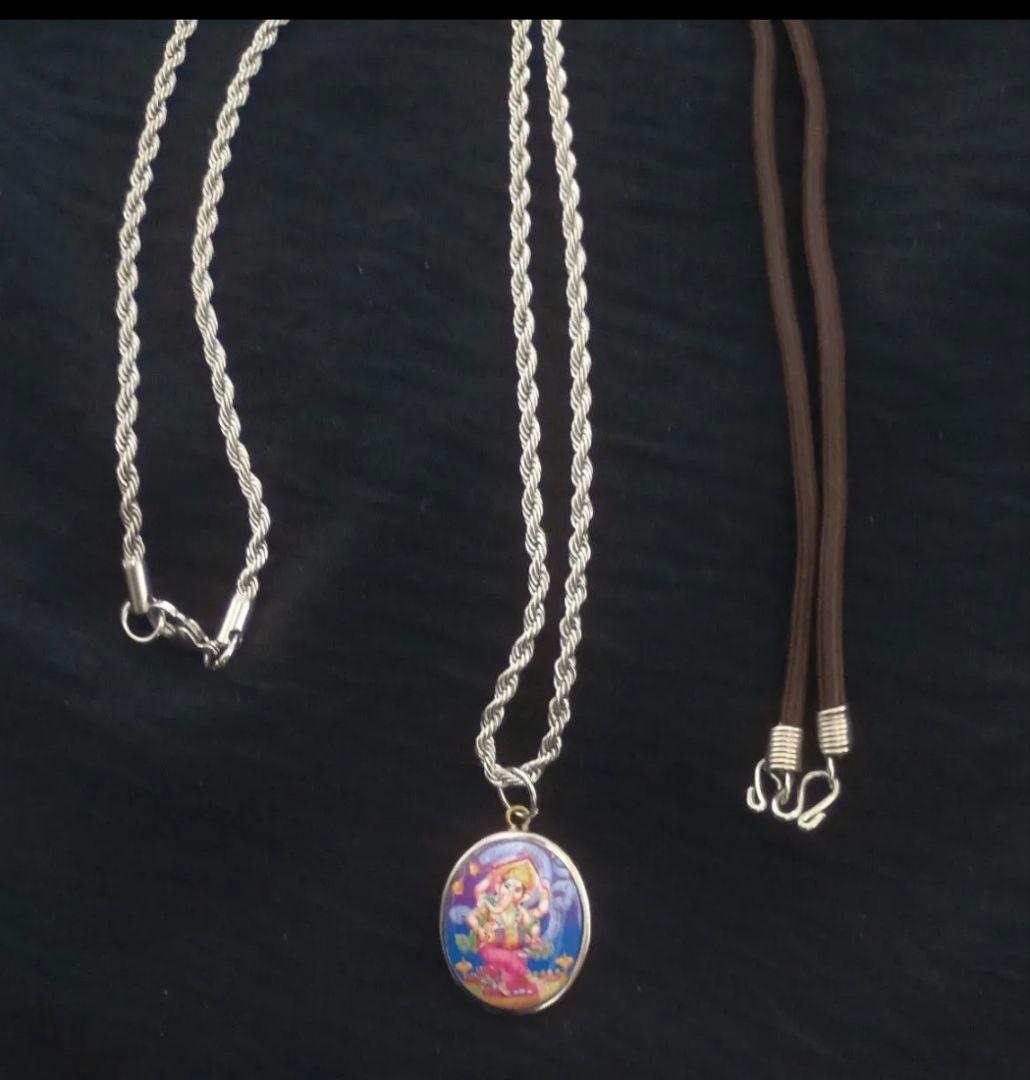 ガネーシャ オームペンダント 藤井風さん ネックレス③