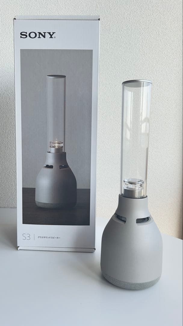 【最安値】SONYグラスサウンドスピーカーLSPX-S3 箱・付属品あり