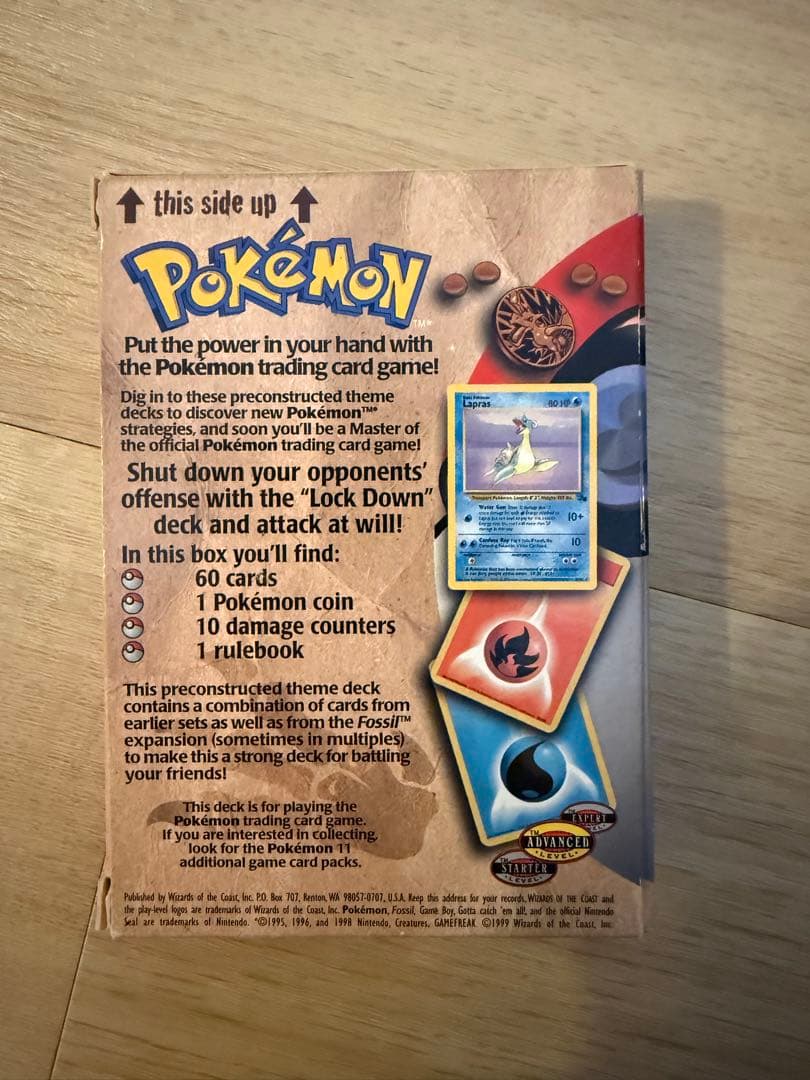 Pokemon LockDown Theme Deck FOSSIL ポケモン