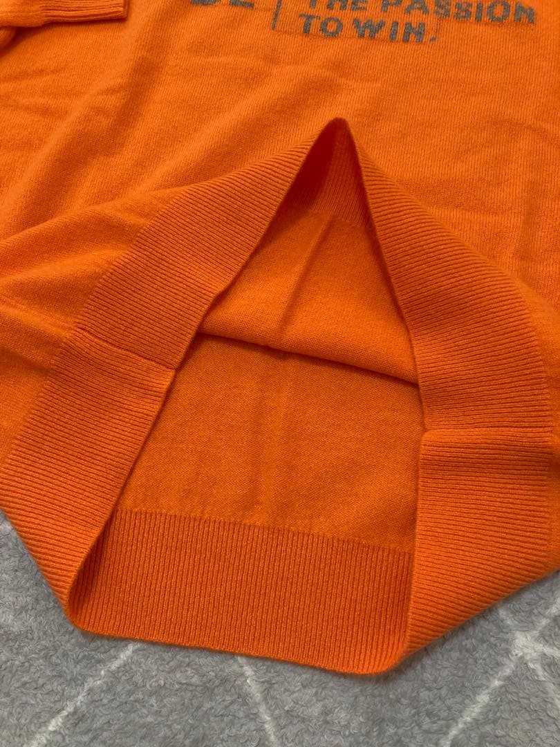 新品 パーリーゲイツ マスターバニー カシミヤ100％ ニット (4)Mオレンジ