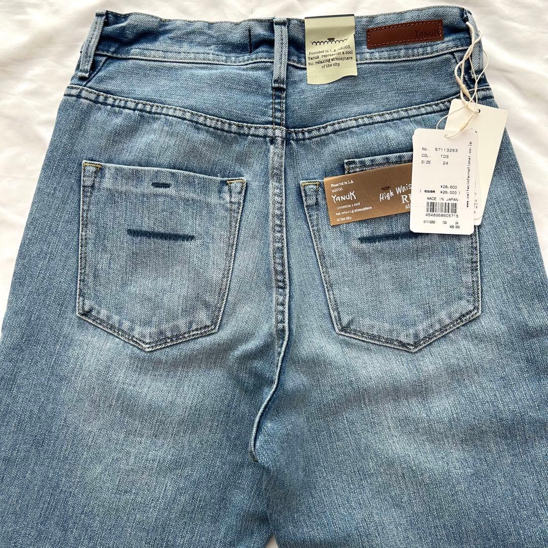 新品 【田中みな実さん着用】YANUK ハイウエスト\"RUTH\"24