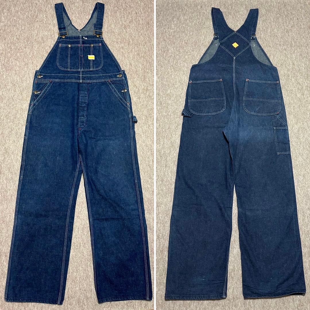 PAYDAY デニムオーバーオール 濃紺 美品 PENNEY'S 50s 60s