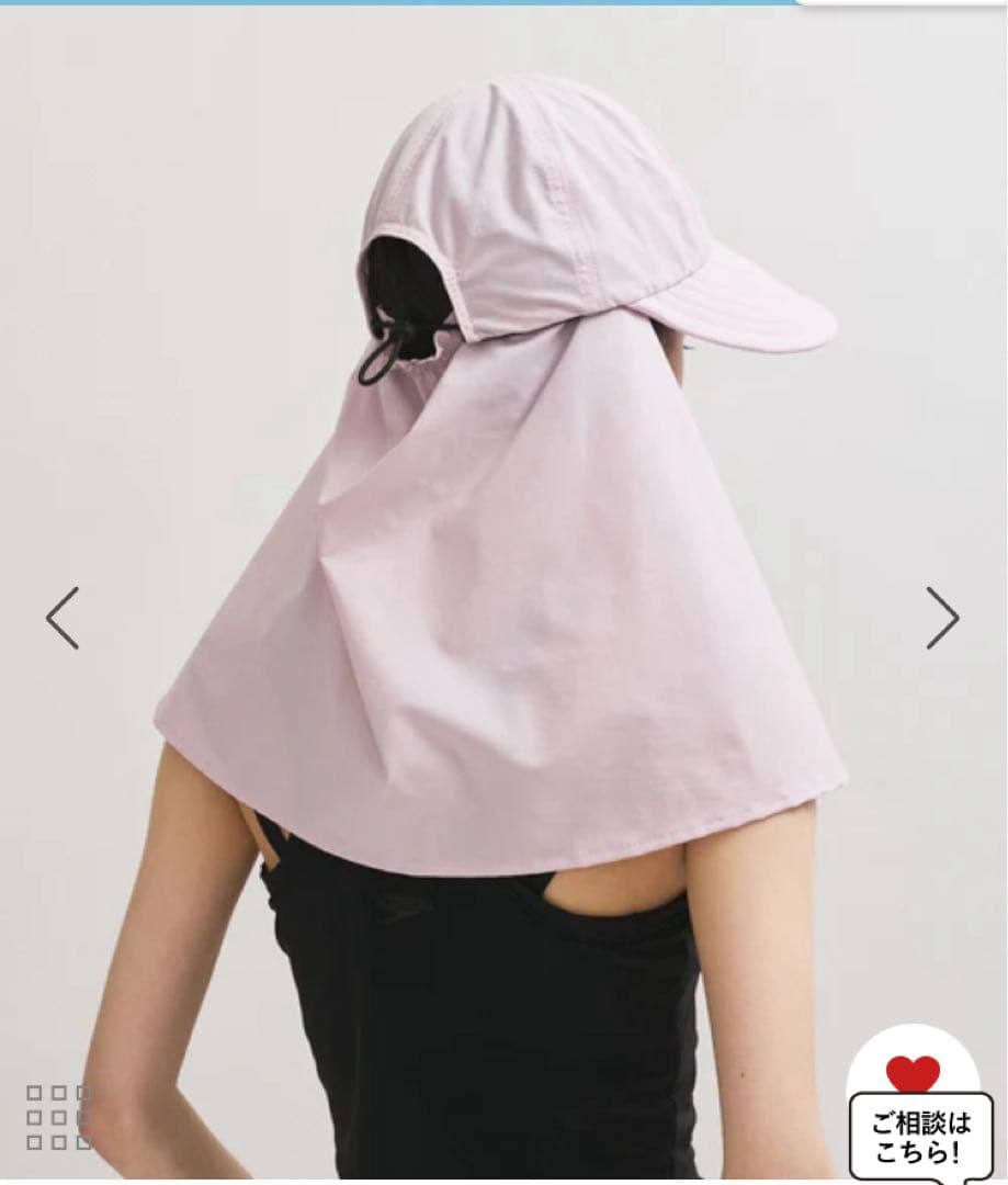 Speedo アダムエロペ　ピンク サンバイザー付きキャップ