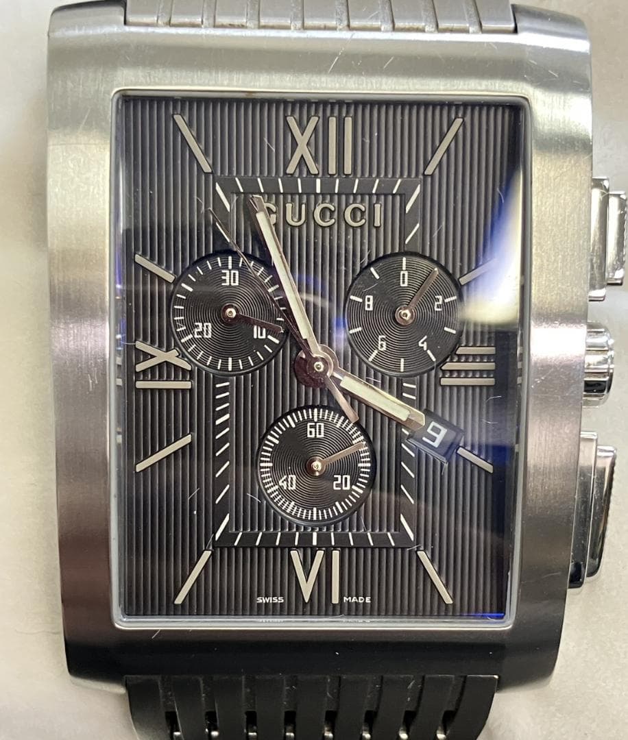 【極美品／稼働品】GUCCI クロノグラフ 8600Mクオーツ