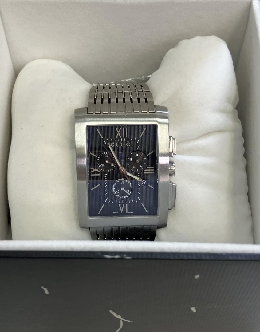【極美品／稼働品】GUCCI クロノグラフ 8600Mクオーツ