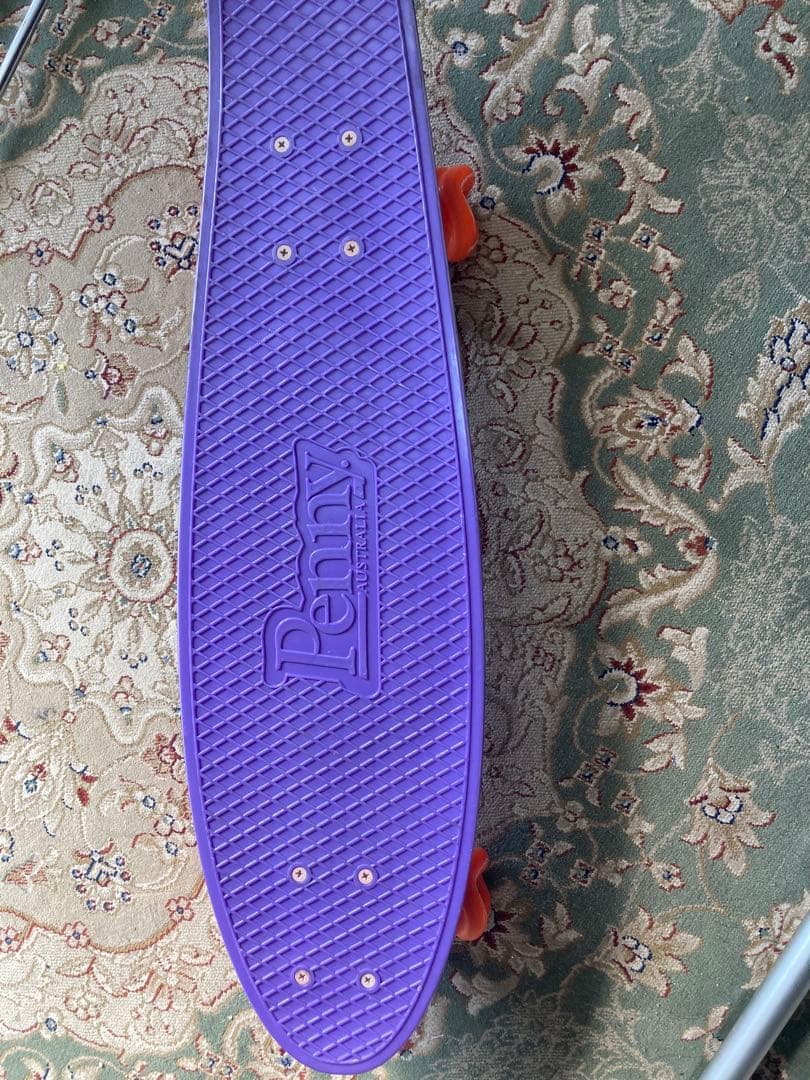 ス*ル様 Penny パープル スケートボード　カスタム　ニッケル