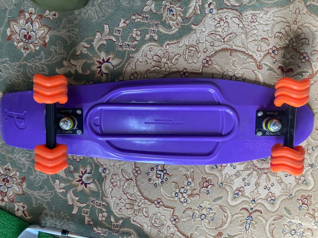 ス*ル様 Penny パープル スケートボード　カスタム　ニッケル