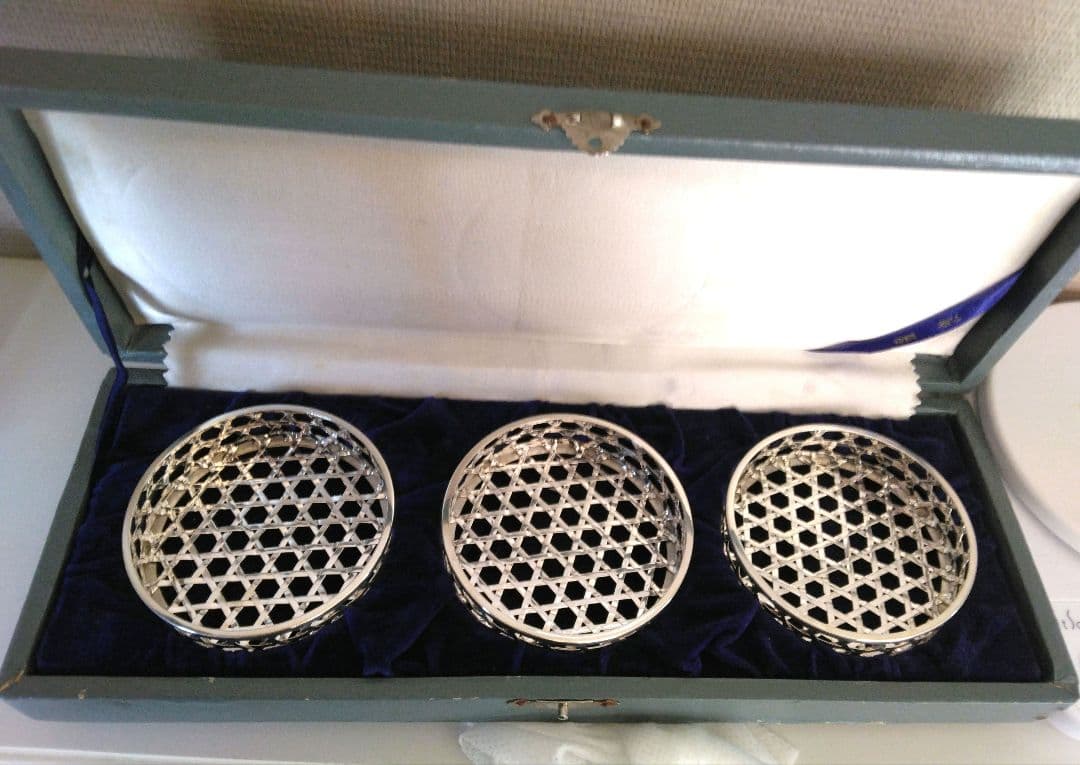 銀製　小皿　3枚