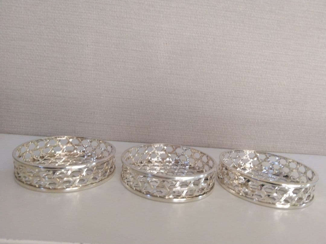 銀製　小皿　3枚