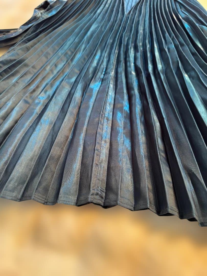 [希少] ISSEY MIYAKE プリーツ ジャケットダークブルー M