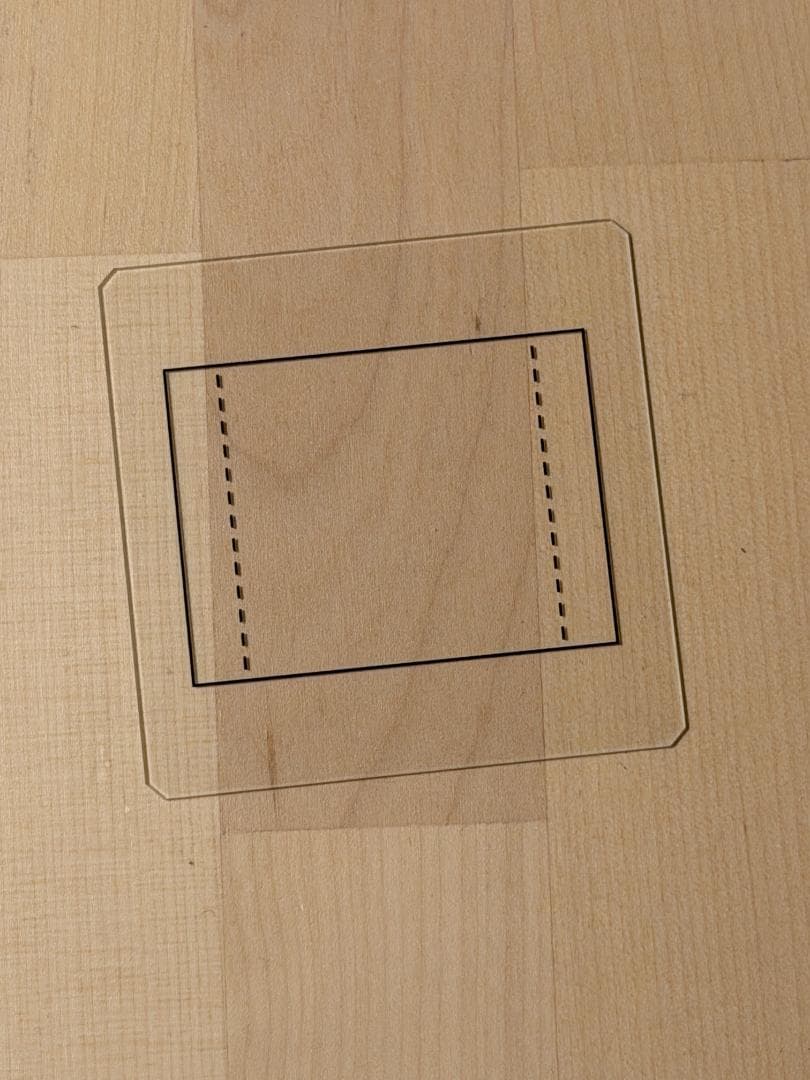 ハッセルブラッド HASSELBLAD D型スクリーン用 上部ガラス