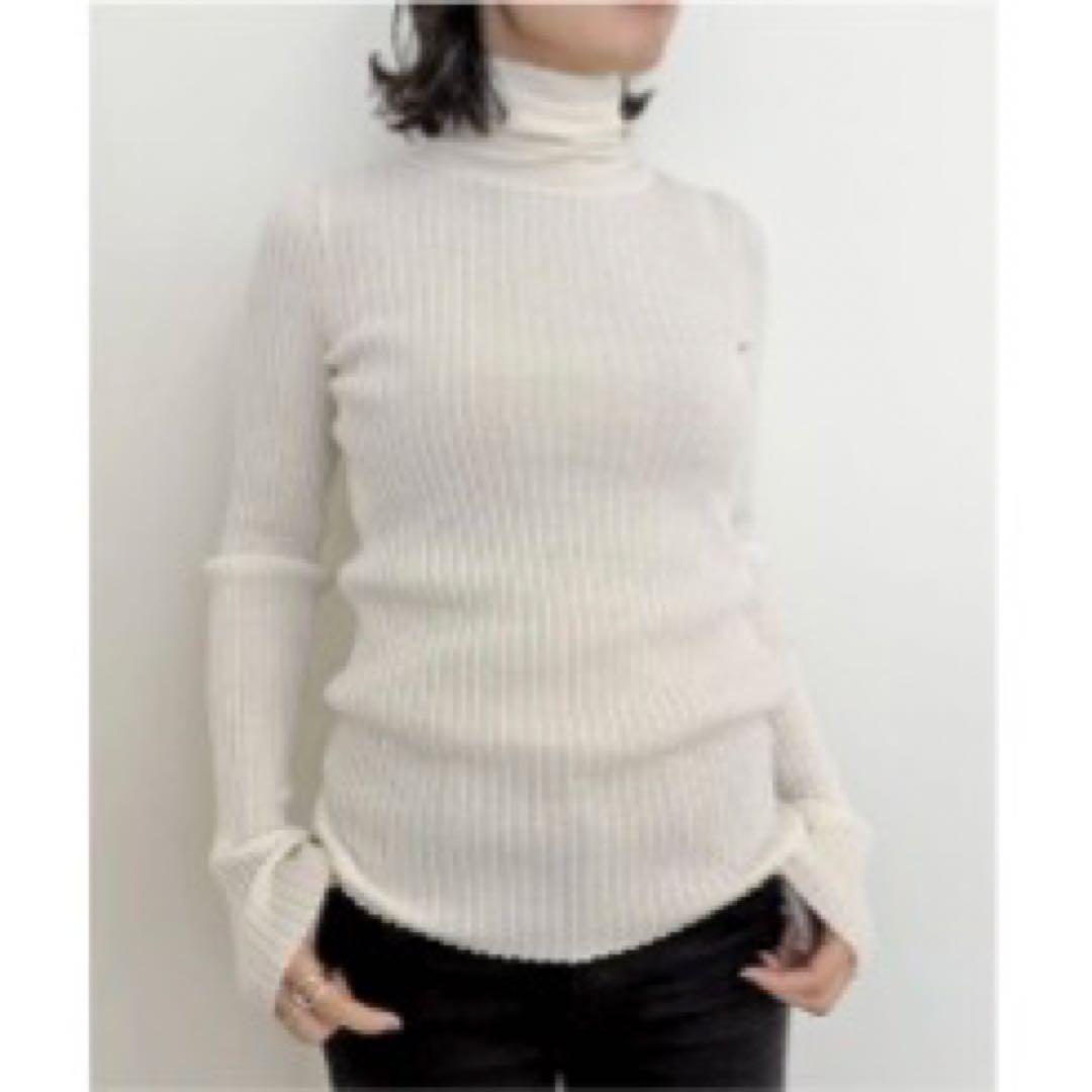 【L'Appartement】WIDE Rib Turtleneck Knit