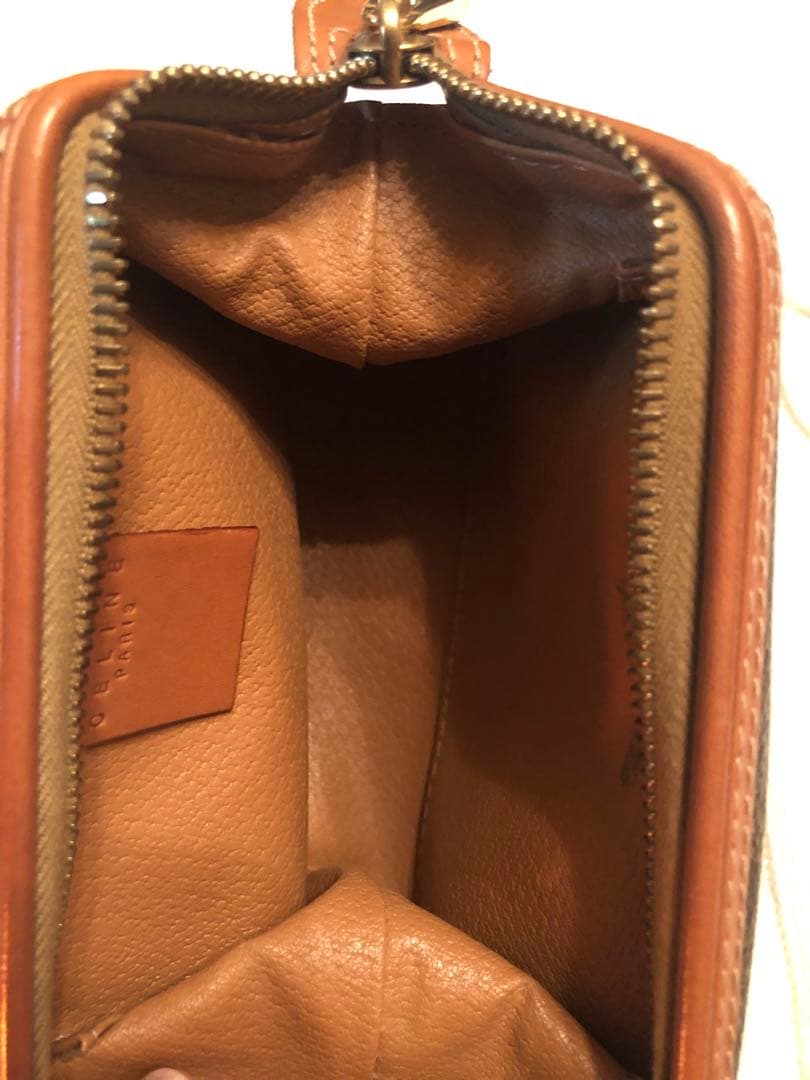 CELINE マカダム柄 化粧ポーチ 訳あり美品
