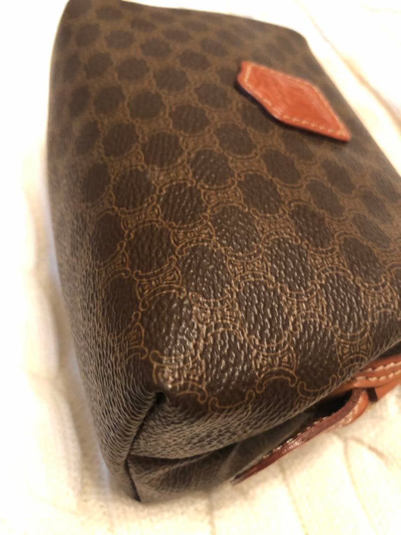 CELINE マカダム柄 化粧ポーチ 訳あり美品