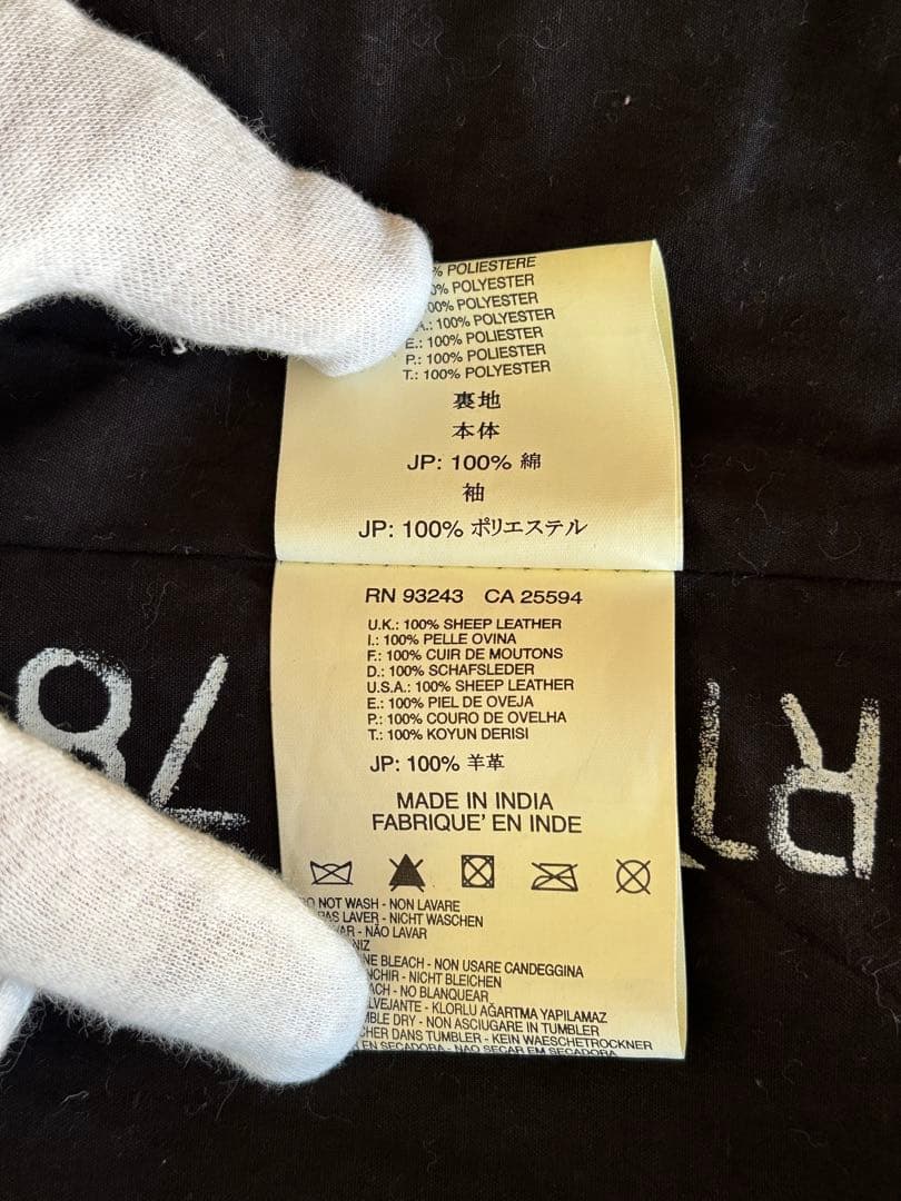 DIESEL ライダースレザージャケット M 黒　革ジャン