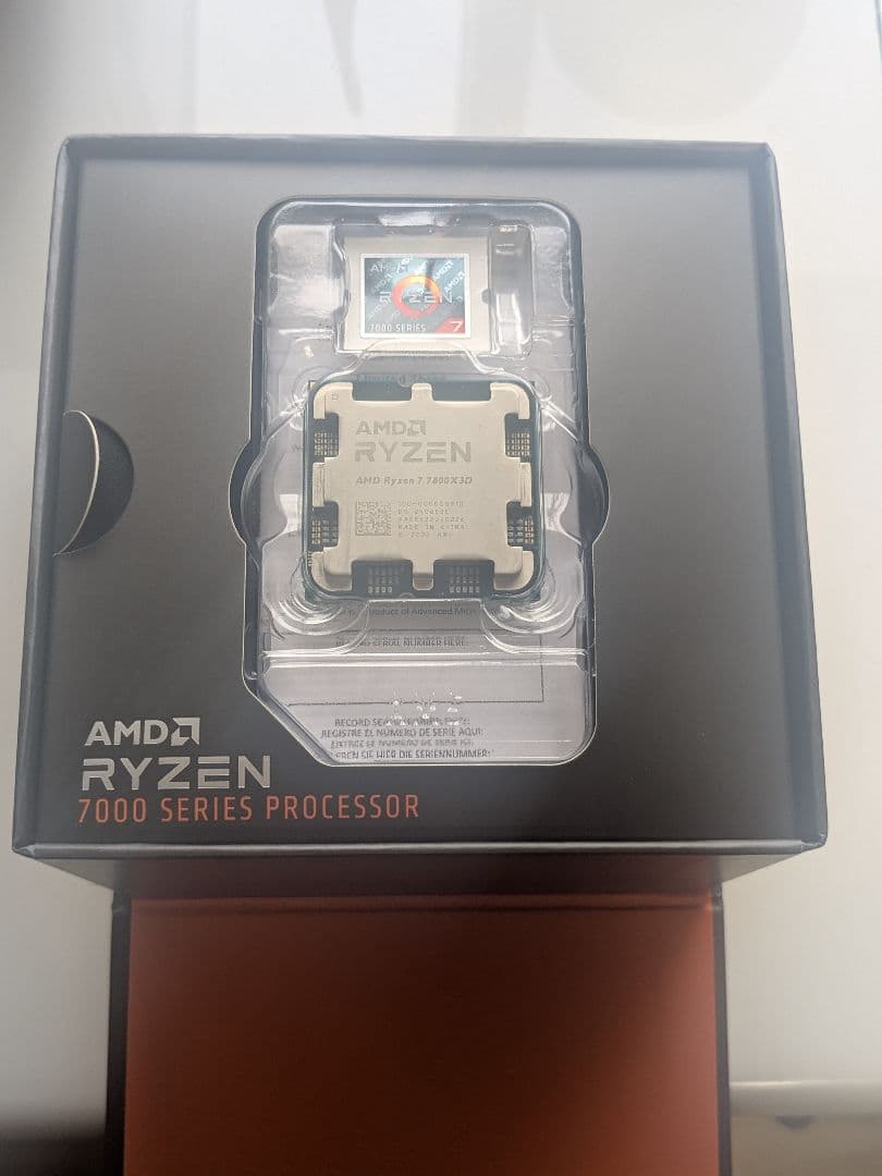 CPU AMD Ryzen 7 7800x3d