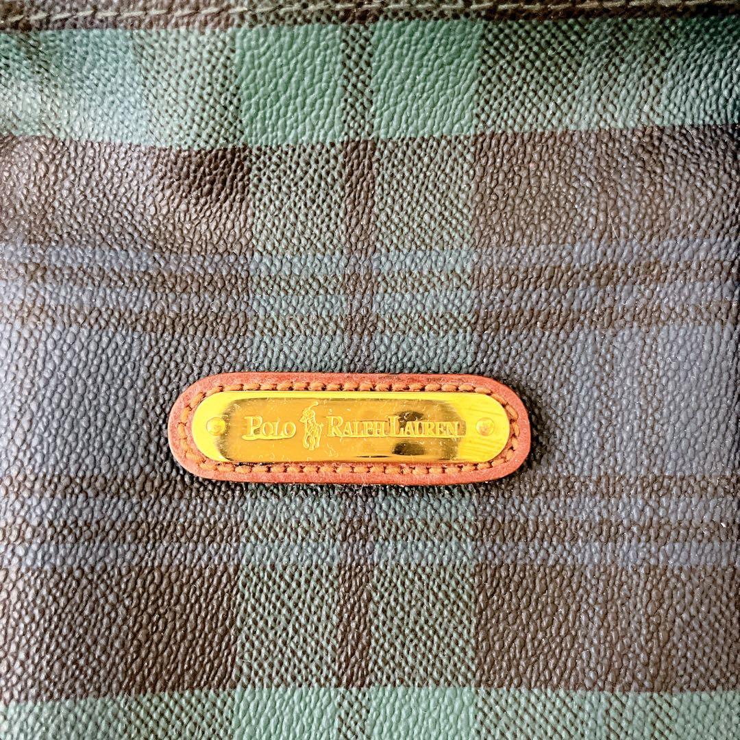 新品未使用✨ポロラルフローレン ボストンバッグ PVC レザー 2way 旅行