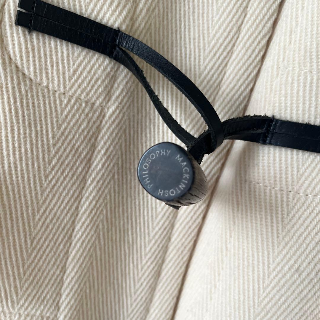 MACKINTOSH PHILOSOPHY ダッフルコート 38 数回着用　白