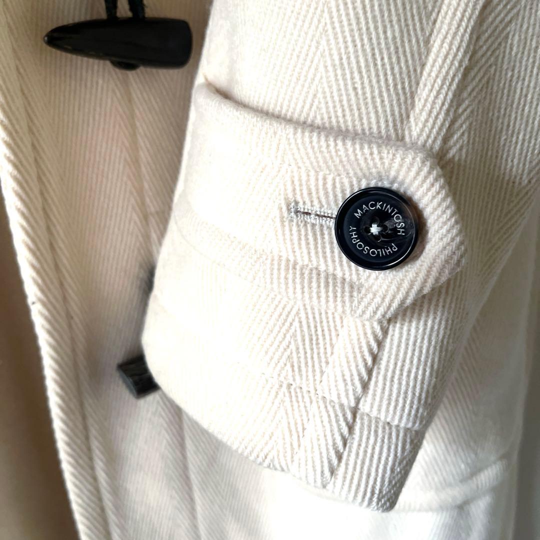 MACKINTOSH PHILOSOPHY ダッフルコート 38 数回着用　白