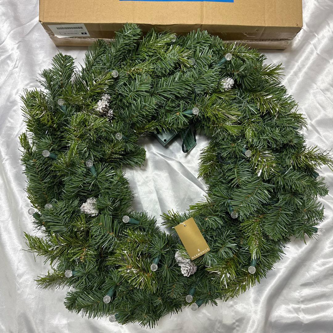 HARMONIER ハルモニア HM-4120型番　クリスマス　リース　LED