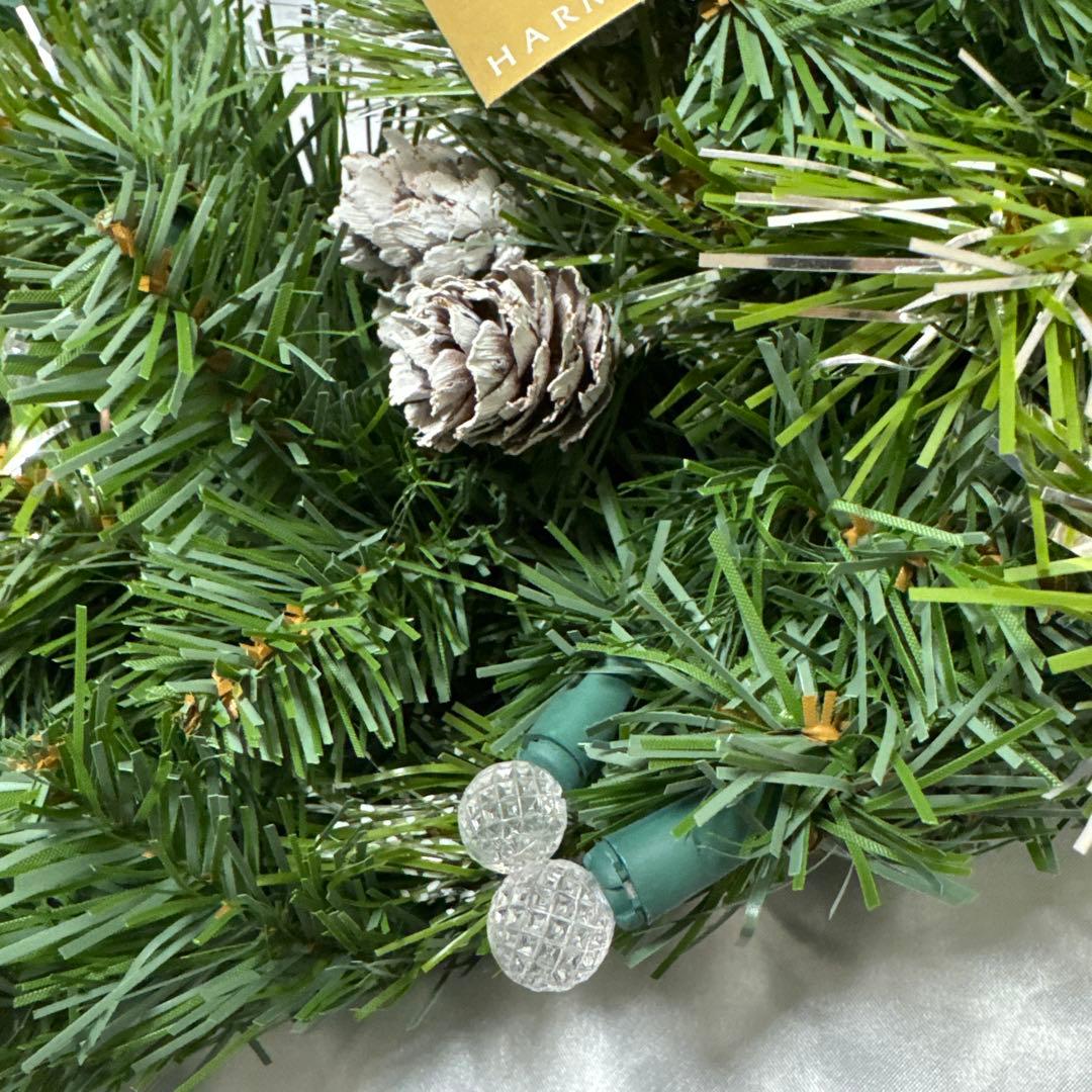 HARMONIER ハルモニア HM-4120型番　クリスマス　リース　LED