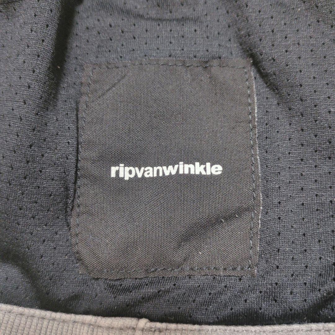 リップヴァンウィンクル ノーカラージャケット グレー L相当 日本製