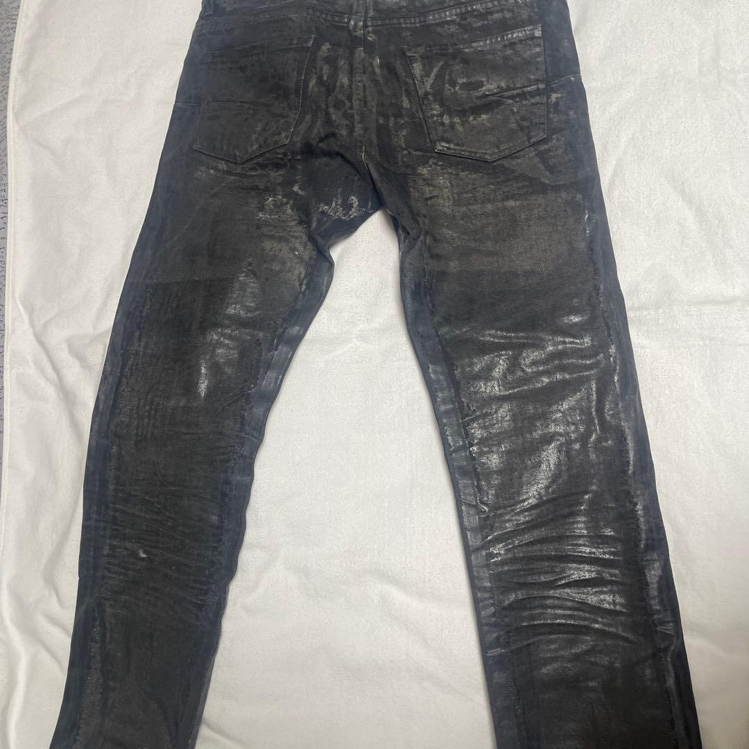 dior homme エディ期　ラスター　コーティングデニム　32