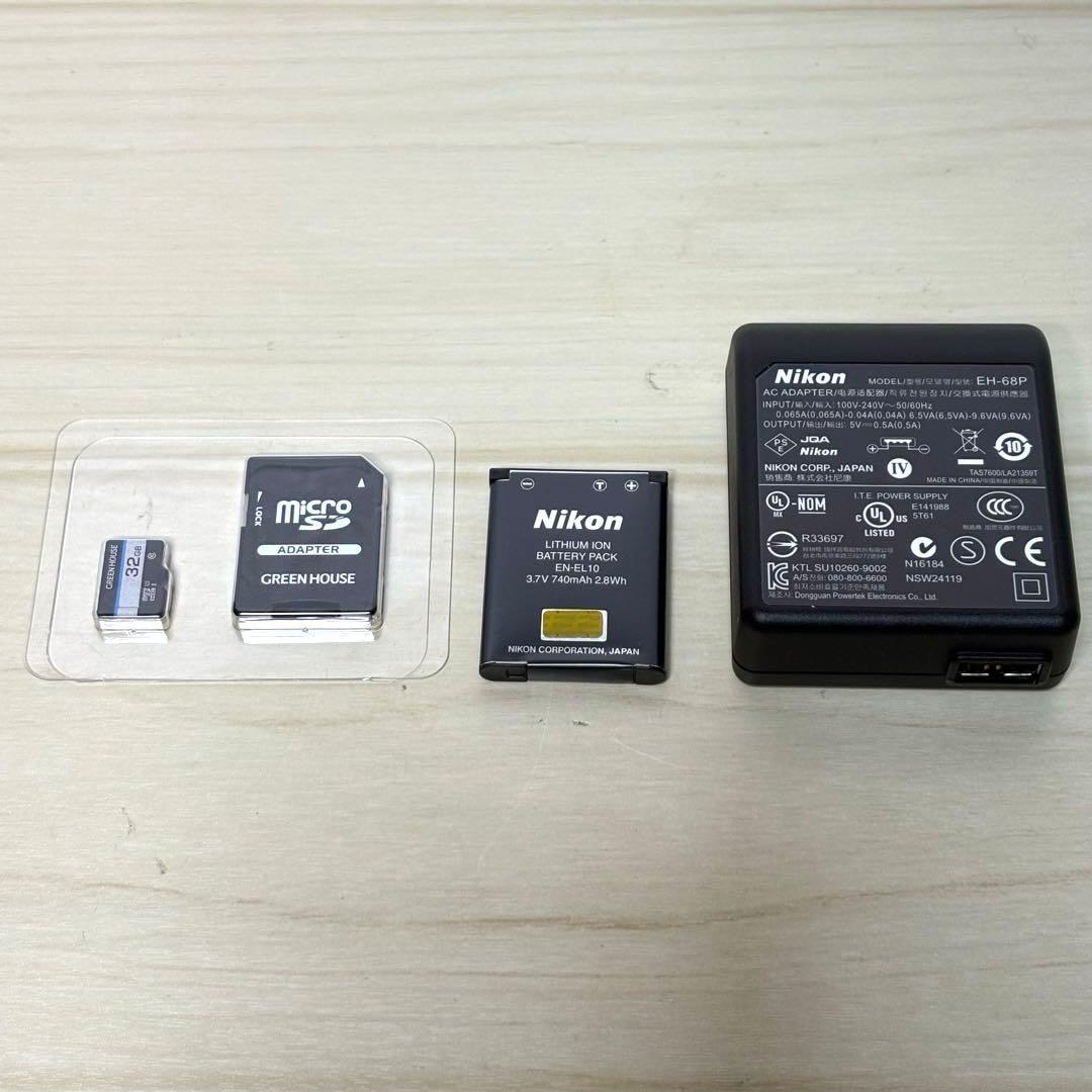 【美品セット】Nikon COOLPIX S4000 ニコン ピンク SDカード