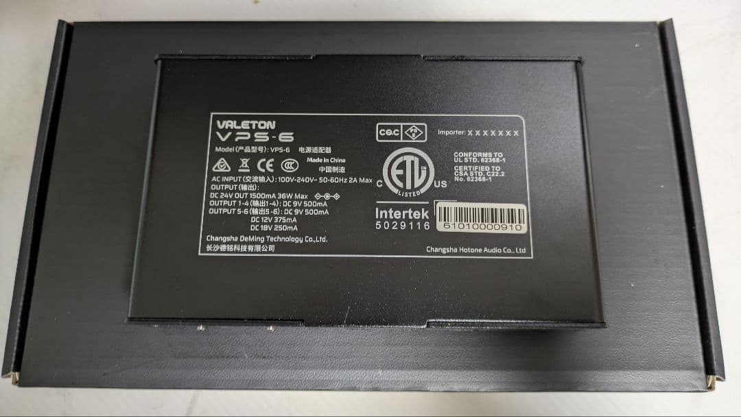 VALETON VPS-6 パワーサプライ