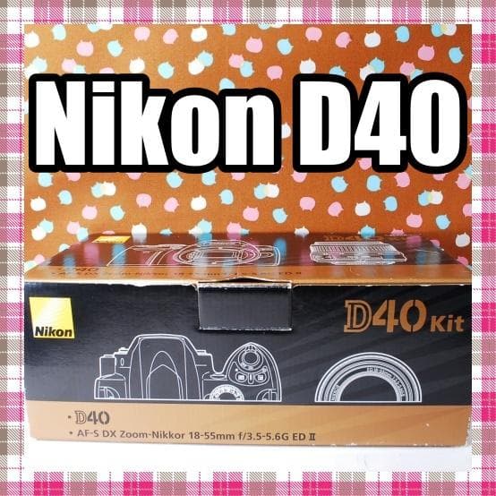 ✨ショット数562回✨ほぼ新品元箱付き✨Nikon D40 レンズセット