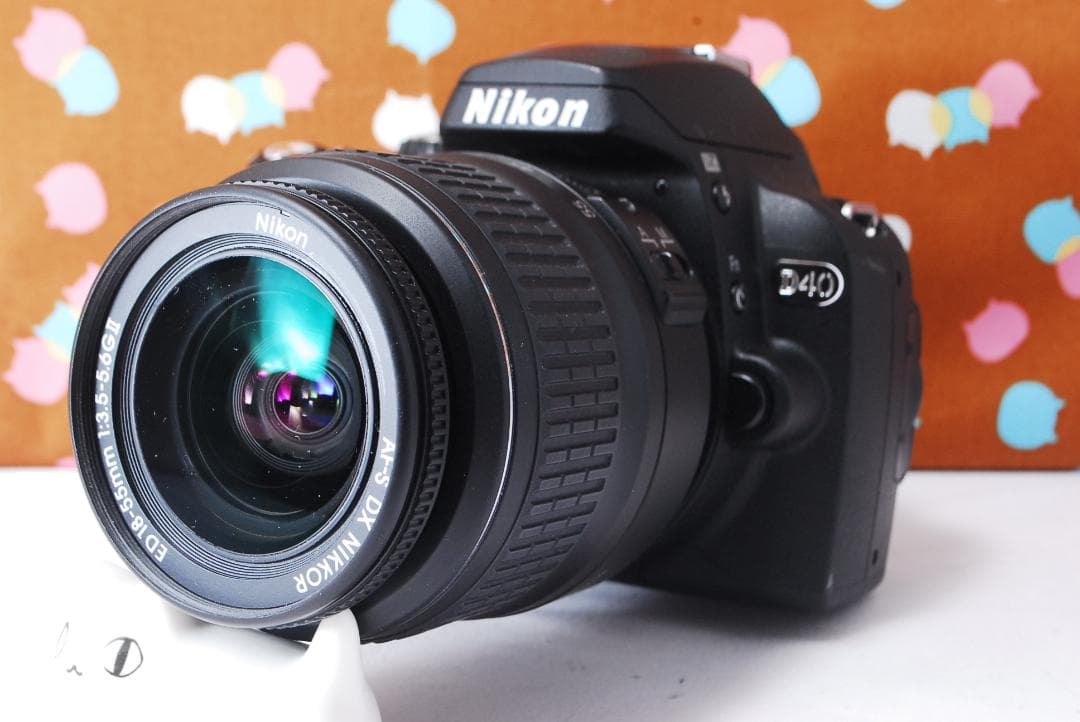 ✨ショット数562回✨ほぼ新品元箱付き✨Nikon D40 レンズセット