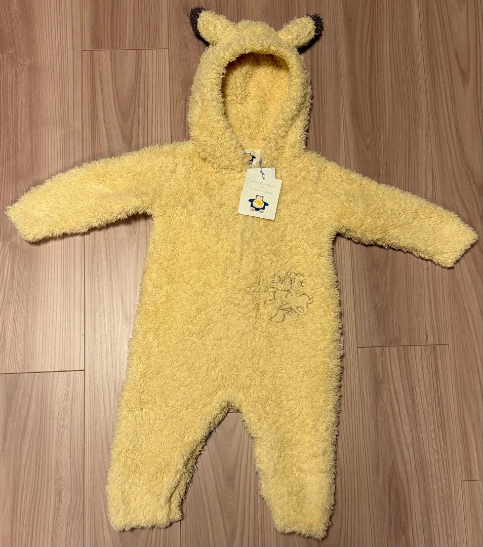 ジェラピケ ベビー ピカチュウ ロンパース80-90サイズ