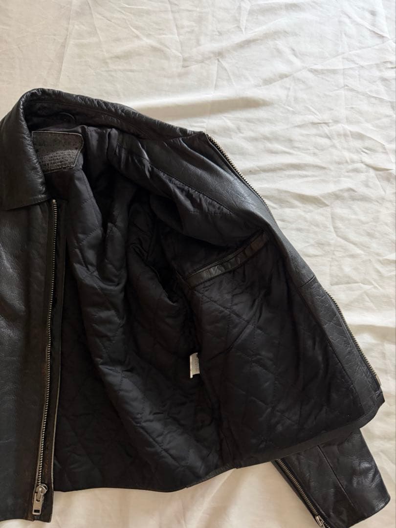 ジャケット・アウター 90s single biker jacket cow leather L