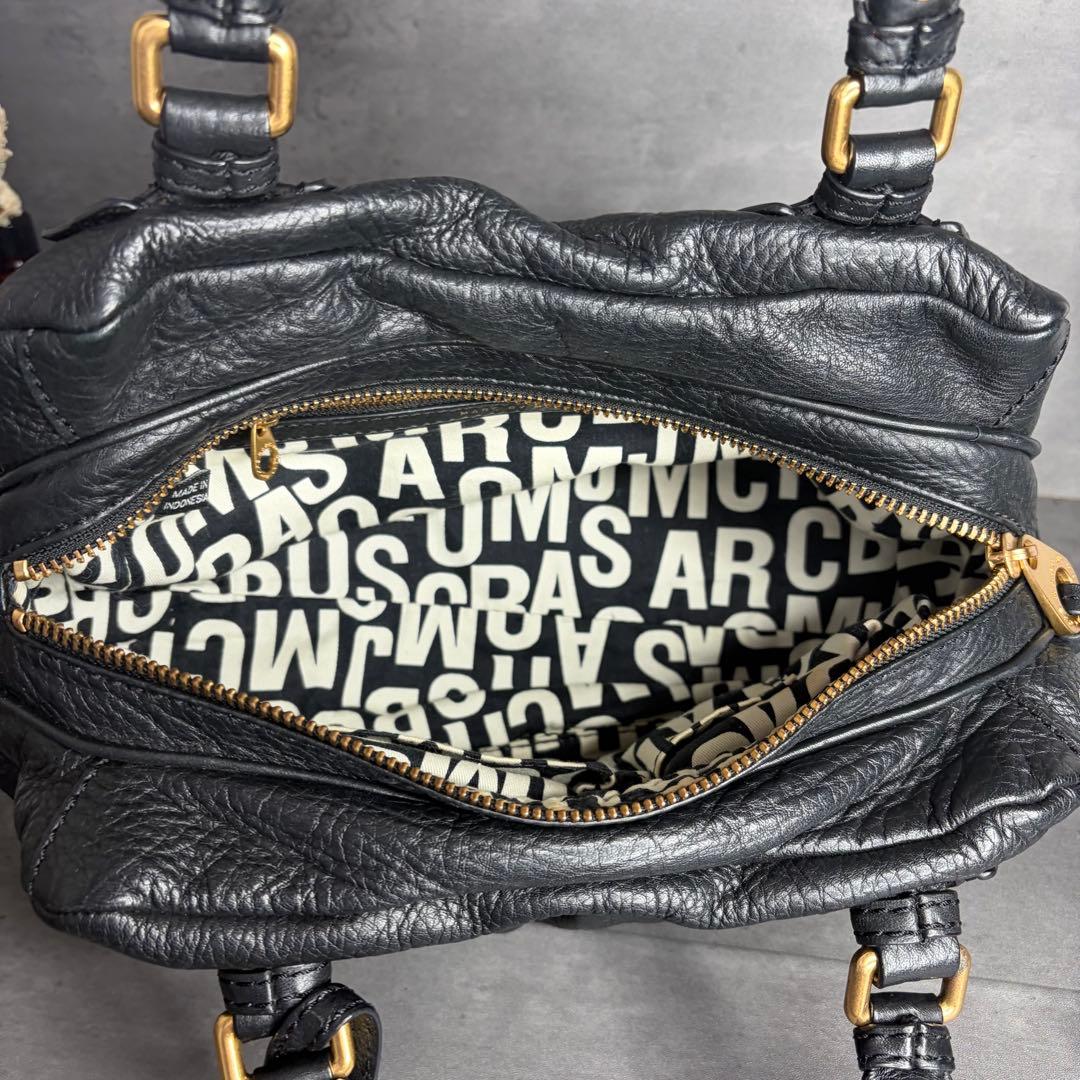 MARC BY JACOBS ハンドバッグ ホーボー レザー Y2K ブラック
