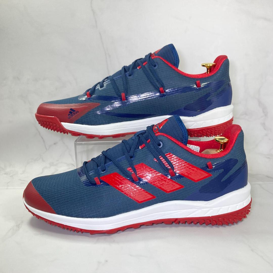 【ばしたか様】アディダス アフターバーナー8ターフ 27.5㎝ 紺/赤