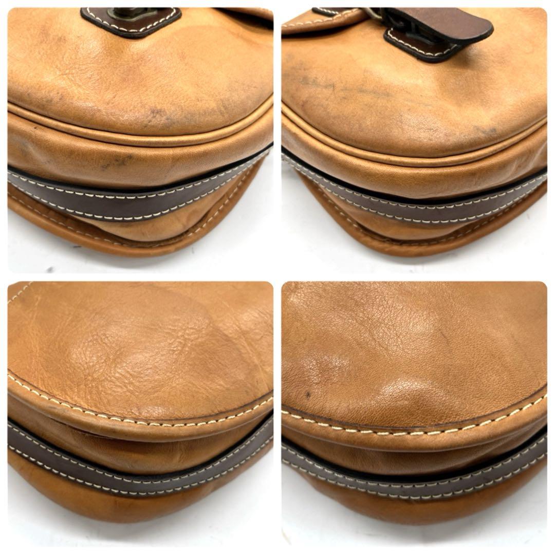 HERZ メンズトラディショナル フィッシングバッグ キャメル CK-21