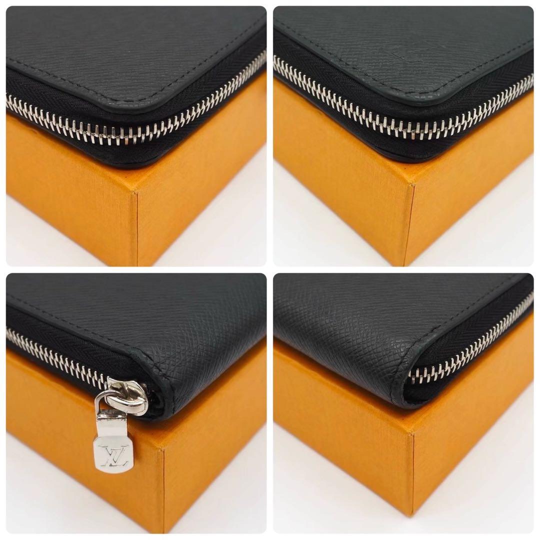 ルイヴィトン ジッピーウォレット ヴェルティカル 長財布 タイガ ブラック 黒