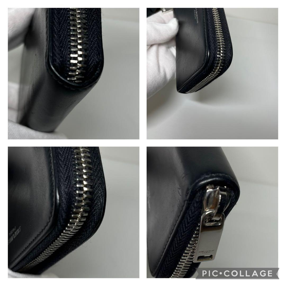 ✨美品✨サンローラン　カードケース　ブラック　スムースレザー