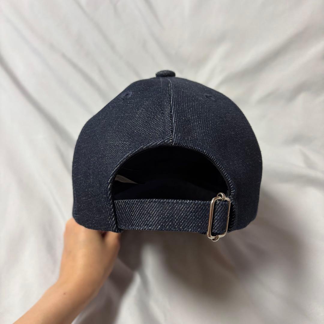 【美品】A.P.C｜アーペーセー ロゴ デニム キャップ　56