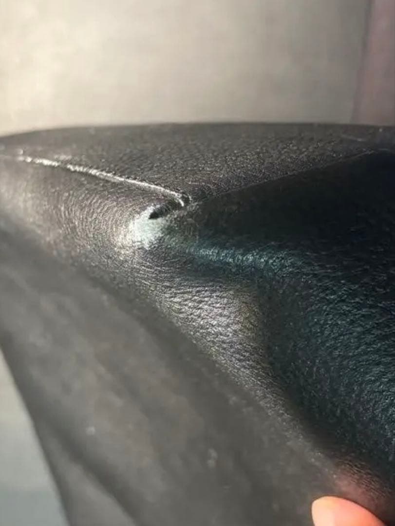 Hush tug黒レザートートバッグ