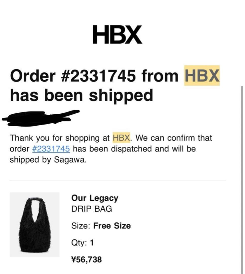 バッグ A/W2023 Our Legacy Fake Fur Drip Bag