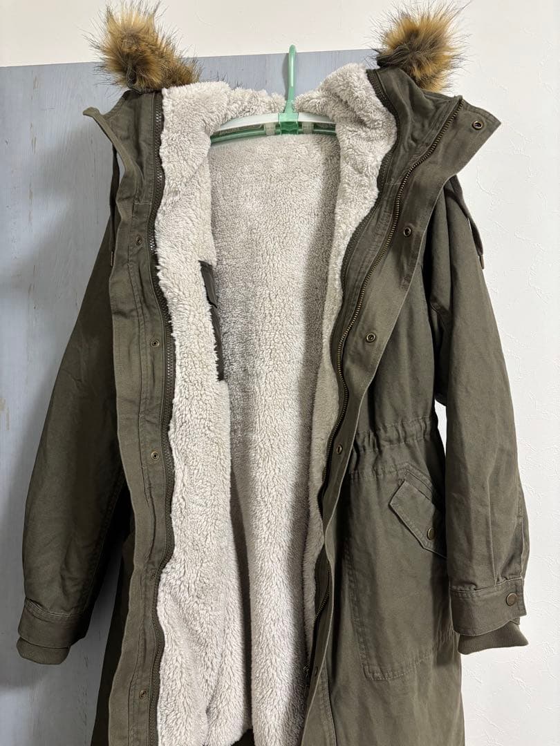 【新品未使用】モッズコート　M〜L カーキ