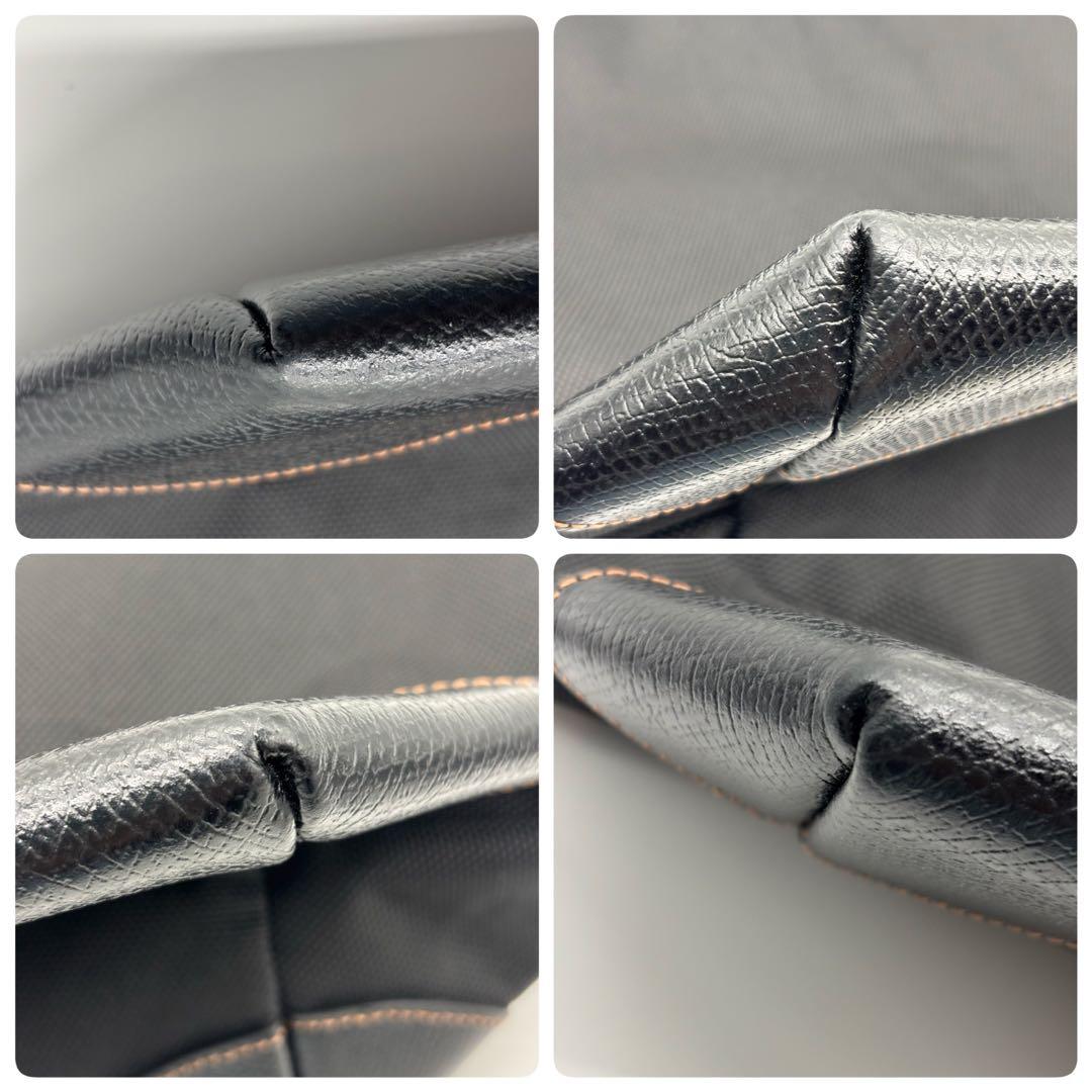 【美品】ロンシャン ブラック ボストン 旅行用バッグ 2way ショルダー