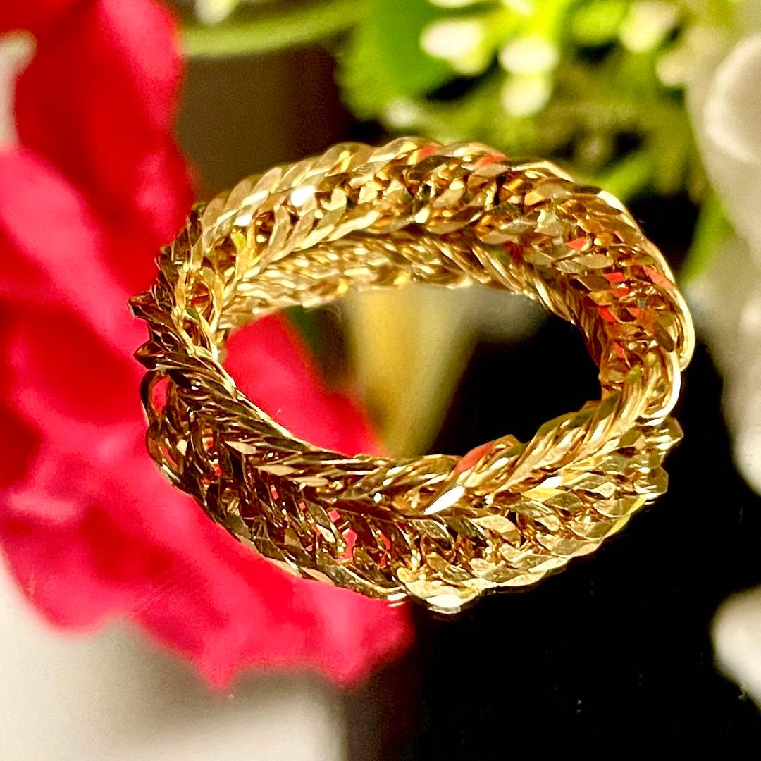 LB 喜平 KIHEI リング K18 12面T 喜平リング