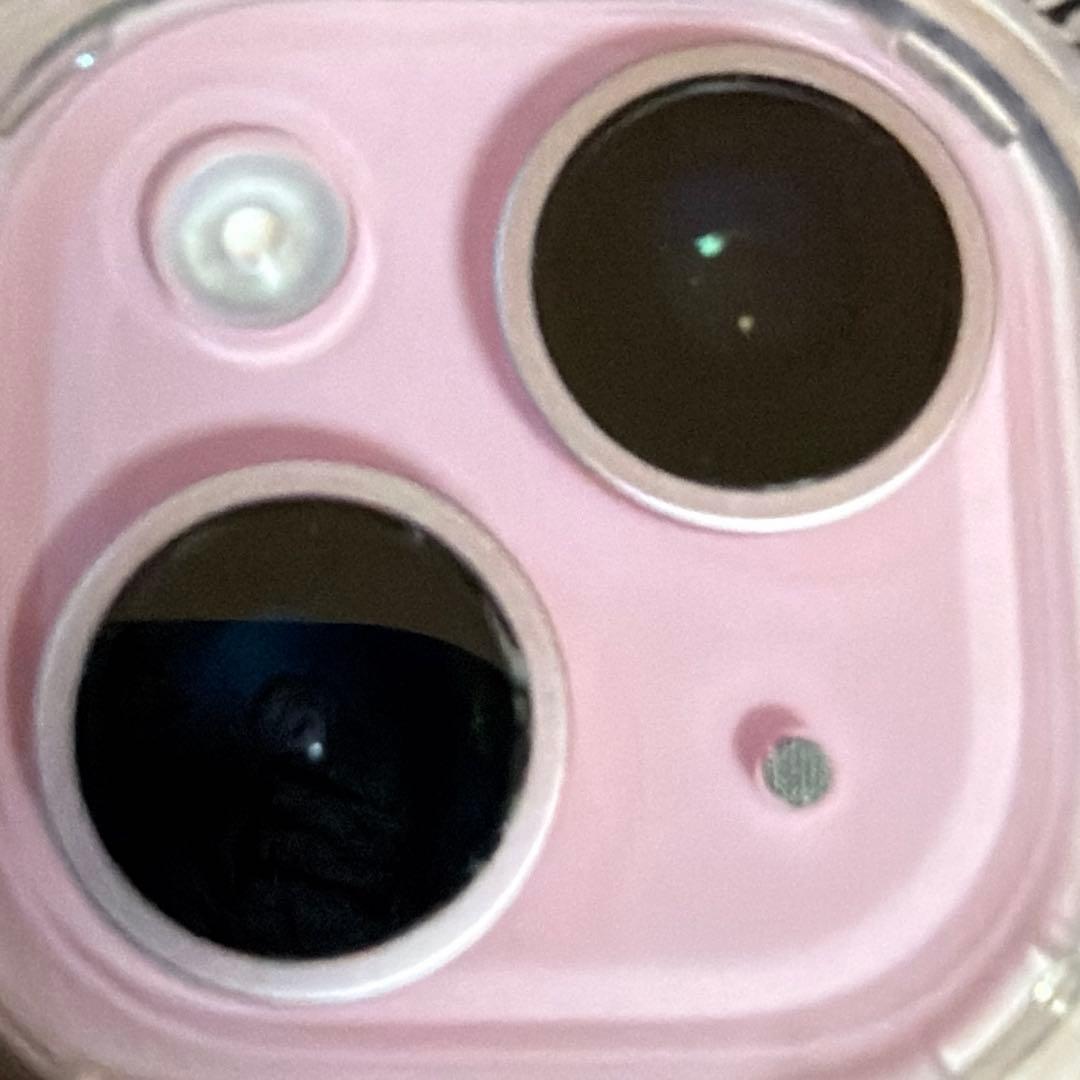 iPhone15 128GB ピンク カメラ部分若干傷